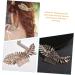 Beaupretty Wedding Hair Accessories comb hair bridal gold trim bridal headpiece gold decor gold headpiece leaves decor leaf decor women headdress Zinc alloy wedding Gold Hair Accessories - Buy Online on GoSupps.com