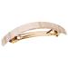France Luxe Narrow Rectangle Volume Barrette - Alba