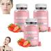 Glutathione Collagen Glow Gummies Glutathione Glutathione Gummies New Glutathione Collagen Glow Korean Collagen Gummies for Women Skin Care 3Pcs
