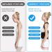 Posture Corrector for Men & Women | Back Brace & Neck Stretcher for Scoliosis | Breathable Mesh Back Support Belt - Medium Size - Buy Online on GoSupps.com