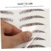 FOMIYES 45 sheets Eyebrows Shaping Temporary Imitation Transfers Hairlike Eyebrow Sticker False Artificial - Buy Online on GoSupps.com
