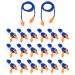 Easter plug for sleeping 20 pair of silicone earplugs hearing protection ear protection ear protection plug with cord soft quiet comfortable hypoallergenic material side sleeper snoring travel work