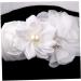 Kids Toddler Pearl Rhinestone Headband | Flower Hair Accessory for Baby Girl - Buy Online on GoSupps.com