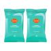 Lume Acidified Deodorant Wipes - 24 Hour Odor Control - Aluminum Free Baking Soda Free Skin Safe - 45 Count (Pack of 2) (Cool Cucumber)