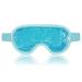 Cooling Eye Mask Gel Eye Mask Reusable Cold Eye Mask for Puffy Eyes,Hot Cold Gel Beads Eye Mask for Dark Circles,Migraine,Stress Relief(Blue)