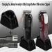 TB-PRO Hair Clipper Charging Stand | Charging Base Charger Stand | Replacement Accessory | Hair Clippers Accessories for WAHL | Cordless Electric Hair Clipper Dock Station - Buy Online on GoSupps.com