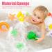 6pcs Exfoliating Bath Sponge Set - Star-Shaped Loofahs for Kids & Adults | Soft Foam Body Scrubber for Shower & Bath | Portable Exfoliating Bathing Pouf - Buy Online on GoSupps.com