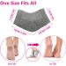 Moisturizing Gel Open Toe Spa Socks for Dry Cracked Heels (3P-Grey) - Buy Online on GoSupps.com