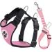 AUTOWT Dog Safety Vest Harness Pet Car Harness Dog Safety Seatbelt Breathable Mesh Fabric Vest with Adjustable Strap for Travel and Daily Use in Vehicle for Dogs Puppy Cats (XS Pink) XS (Pack of 1) Pink