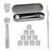 Foot File Set Pedicure Callus Rasp for Foot Care 10 Blades and Box Stainless Steel Callus Remover Callus Remover and Callus Remover Callus Slicer Foot Scraper
