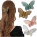 Hair clips butterfly women hair clip medium -sized hair clip acrylic hair clips glitter butterfly small thin hair clips for women girls (4 pieces)