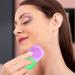 Vbnuyhim Ice Mold for Face - Silicone Ice Mold for Face Beauty Food Safe Silicone Ice Mold for Face to Brighten Skin Enhancing Natural Glow Purple Green - Buy Online on GoSupps.com