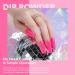 Dipping Powder Nails Set | Aokitec Mode Fluorescent Pink Dip Powder for Salon & DIY Nail Art | 28g Dipping Nail Powder for Stunning French Manicure - Buy Online on GoSupps.com
