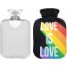 Naanle Love is Love Pride Month Heat Bottle - 1L Transparent Hot Water Bottle for Heat & Cold Therapy Bed Hand & Feet Pain Relief - Buy Online on GoSupps.com