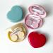 Buy 4 Pack Colored Contact Lens Cases - Cute Candy Hearts with Mirror | Portable Travel & Home Storage Kit (Pink Yellow Red Blue - Buy Online on GoSupps.com