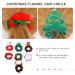 Lurrose Christmas Scrunchies - 7Pcs Plush Hair Bands for Women | Santa Snowman & Reindeer Hair Accessories - Perfect Holiday Gift - Buy Online on GoSupps.com
