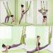 Green Yoga Hammock & Stretching Band - Enhance Flexibility for Yoga Ballet Pilates & Gymnastics | International Shipping Available - Buy Online on GoSupps.com