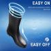 Women's Black Waterproof Mid Calf Rain Boots - Lightweight & Fashionable - Buy Online on GoSupps.com