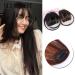 Bangs Hair Clip Fake Synthetic Air Bangs Clip-in Hair Extension Fringe Natural False Blunt Hairpiece Clip in Front Neat air bangs with with Temples for Women Bangs Clip in Hair (Size : 1 PC Color : 1 PC K18-4 - Buy Online on GoSupps.com