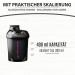 Amity Union 400ml Black Purple Protein Shaker - BPA-Free Original Deluxe Shaker for Protein Drinks & Diet - Made in Europe - Buy Online on GoSupps.com