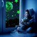 432pcs Blue Glow in The Dark Rocket, Planets, and Stars Wall Stickers - Nursery & Bedroom Decor - Buy Online on GoSupps.com