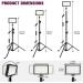 Dimmable 5600K Photography Lighting Kit with Tripod Stand and Color Filters | Perfect for Video Streaming and Photo Shooting - Buy Online on GoSupps.com