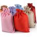 SEWOART 12pcs Christmas Cloth Bags Christmas Sto Linen Bags Storage Container Candy Storage Bag Jewelry 18.00X13.00X0.30CM Beige - Buy Online on GoSupps.com