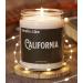 Natural Scented Soy Candle 9oz - Eco-Friendly Gift Inspired by California - Atlantis Whisper Aromatic Candle - Buy Online on GoSupps.com