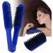 Plywood Comb Hair Straightener - V-Shape Styling Tool for Home & Barber Shop | Blue - Buy Online on GoSupps.com