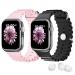 LYJEE Motion Sickness Bands Compatible with Apple Watch Series 3 5 Sea Sickness Wristbands Adjustable Acupressure Nausea Wristband Morning Sickness Relief for Pregnant Women 1 Black pink-42/44/45/49mm