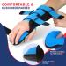 FEATOL Resting Hand Splint for Stroke & Arthritis - Night Immobilizer with Removable Splints - Pain Relief for Carpal Tunnel Tendinitis - Adjustable Wrist & Finger Brace - Medium Right Hand - Unisex - Black & Blue - Buy Online on GoSupps.com