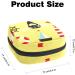 Portable Women's Period Kit with Storage Pockets - Yellow Pattern Stillpad Holder | Feminine Product Bag for Girls - Buy Online on GoSupps.com
