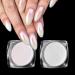 BISHENGYF Upgarde Perle Chrom Nagelpuder Glitzerpuder WeißeChrom Nagelpulver Neo Pearl Effect Chrome Nail Powder f r Chrome Nails 2 pi ces White Aurora