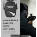 PROHEAR 016 Slim Safety Earmuffs for Shooting - NRR 26dB Noise Reduction, Compact Foldable Ear Defenders for Gun Range and Hunting - Black - Buy Online on GoSupps.com