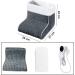 Plush Electric Foot Warmer with 3 Temperature Settings | Soft Gray Heating Pad | Overheating Protection & Auto Shut-Off - Buy Online on GoSupps.com