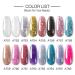 Herbest's 15ml Glitter Poly Nail Gel - Blue Glitter Builder Gel for DIY Manicure & Nail Extensions - Perfect for Beginners & Nail Design - Buy Online on GoSupps.com