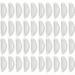 20 Pairs Glasses Nose Pads Nose Pads for Glasses Spectacle Nose Pads Soft Hypo Allergenic Adhesive Silicone Anti-Slip Nose Pads Grips for Eyeglass and Sunglasses Clear Transparent