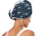 Buy Doodle Colorful Butterfly Pattern Dry Hair Cap - 2 Piece Quick Drying Towel Set with Button Headband | Super Absorbent & Soft Comfort | International Shipping - Buy Online on GoSupps.com