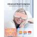 Arboleaf Eye Massager with Heat | Wireless Heated Eye Mask for Migraines Eye Strain Relief & Relaxation | 5 Modes & Compression | International Shipping Available - Buy Online on GoSupps.com