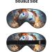 Hot Baseball Soft Eye Mask - Unisex Comfortable & Breathable for Deep Sleep | Ideal for Daily Rest - Black - Buy Online on GoSupps.com