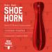 RED MOOSE 7.5-Inch Solid Steel Shoe Horn with Ergonomic Cherry Red Handle - Buy Online on GoSupps.com