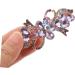 Ipetboom Rhinestone Hair Clip Hair Clips for Women Temperament Hair Clip Bow Hair Clips Wedding Hair Accessories Mini Claw Clips for Hair Bride Hair Clips Top Clip Miss Spring Metal Purple - Buy Online on GoSupps.com