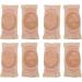 4 Pair Moisturizing Heel Socks for Cracked Dry Rough Heel Treatment Slip Resistant Open Toe Socks - Buy Online on GoSupps.com