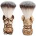 Faletony Nylon Shaving Brush with Skull Wooden Handle - Bulldog Design for Men | Premium Beard Brush for a Smooth Shave - Buy Online on GoSupps.com