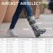 Aircast Walking Boot for Sprained Ankle | Orthopedic Walker Brace | Universal Fit Medical Boot with Air Cast Tube Sock | Medium Bundle with Lumintrail Bag - Buy Online on GoSupps.com