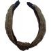 Topkids Accessories Wool-Style Knot Alice Bands Adult Women Hair Accessories for Women Hair Bands for Women Thick Headband Womens Headbands Head Bands Adult Women Wide Headbands (Olive) - Buy Online on GoSupps.com