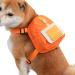 Zonewd Dog Hiking Backpack | Waterproof School Bag for Puppies | Double D-Ring Design for Samoyede & Golden Retriever - Orange - Buy Online on GoSupps.com