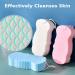 Ultra Soft Exfoliating Shower Sponge - Multi-Texture Deep Cleansing Shower Gadget | Skin-Friendly & Gentle Exfoliation (4 Colors - Buy Online on GoSupps.com