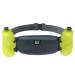 Amphipod Runlite 10K Hydration Belt for 2 Bottles 600 ml Steel/Green 21 oz