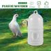 2Pcs Bird Waterer Pigeon Drinker Dispenser - Plastic Pet Water Feeder for Parrot Cage - Buy Online on GoSupps.com